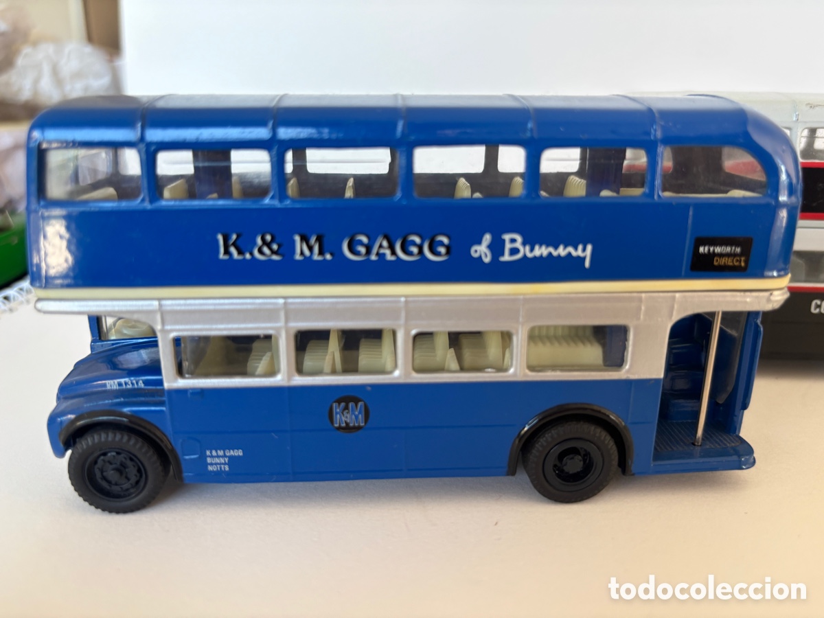 Coches a escala: Lote autobuses Corgi dos pisos - Foto 5