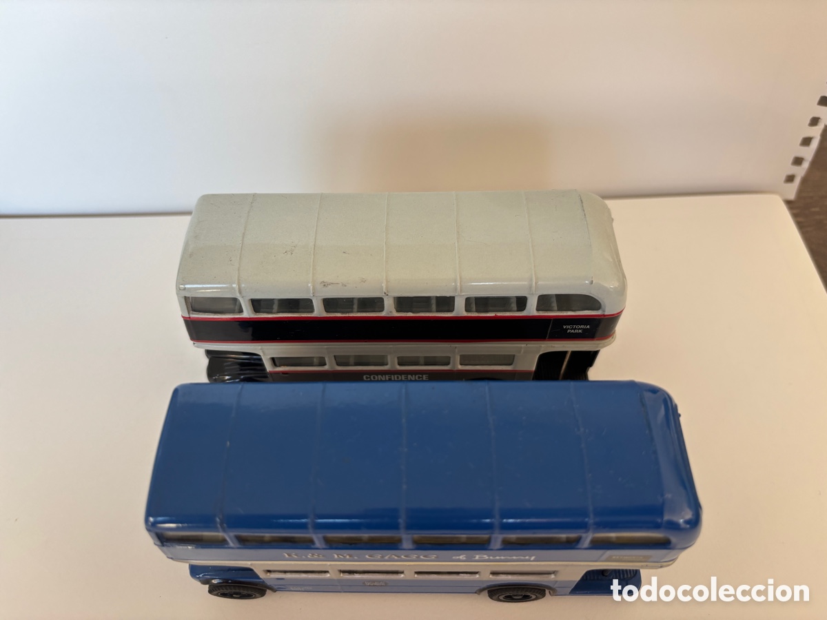 Coches a escala: Lote autobuses Corgi dos pisos - Foto 6
