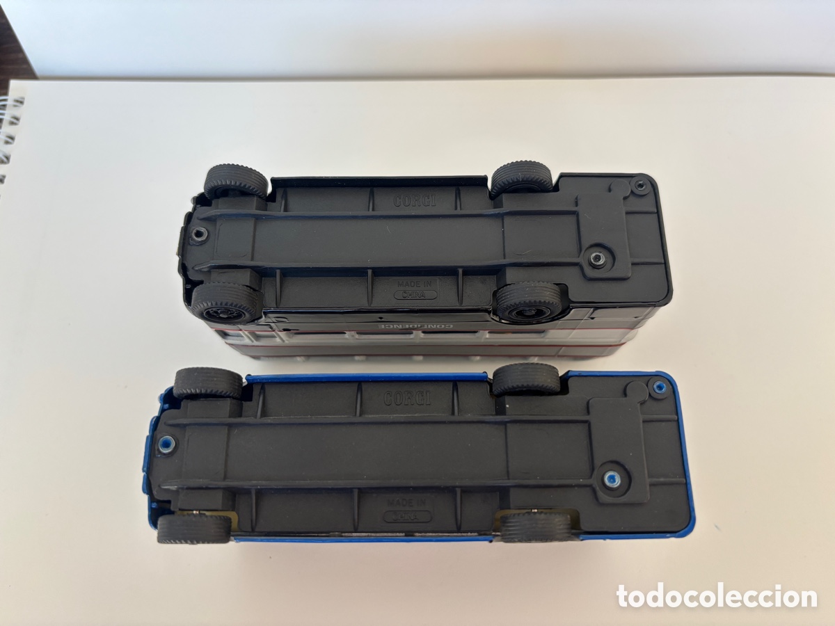 Coches a escala: Lote autobuses Corgi dos pisos - Foto 7