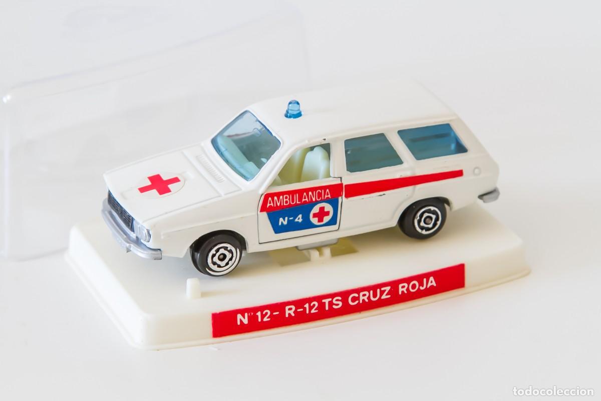 Coches a escala: Coche miniatura Guisval Renault 12 TS Cruz Roja 12