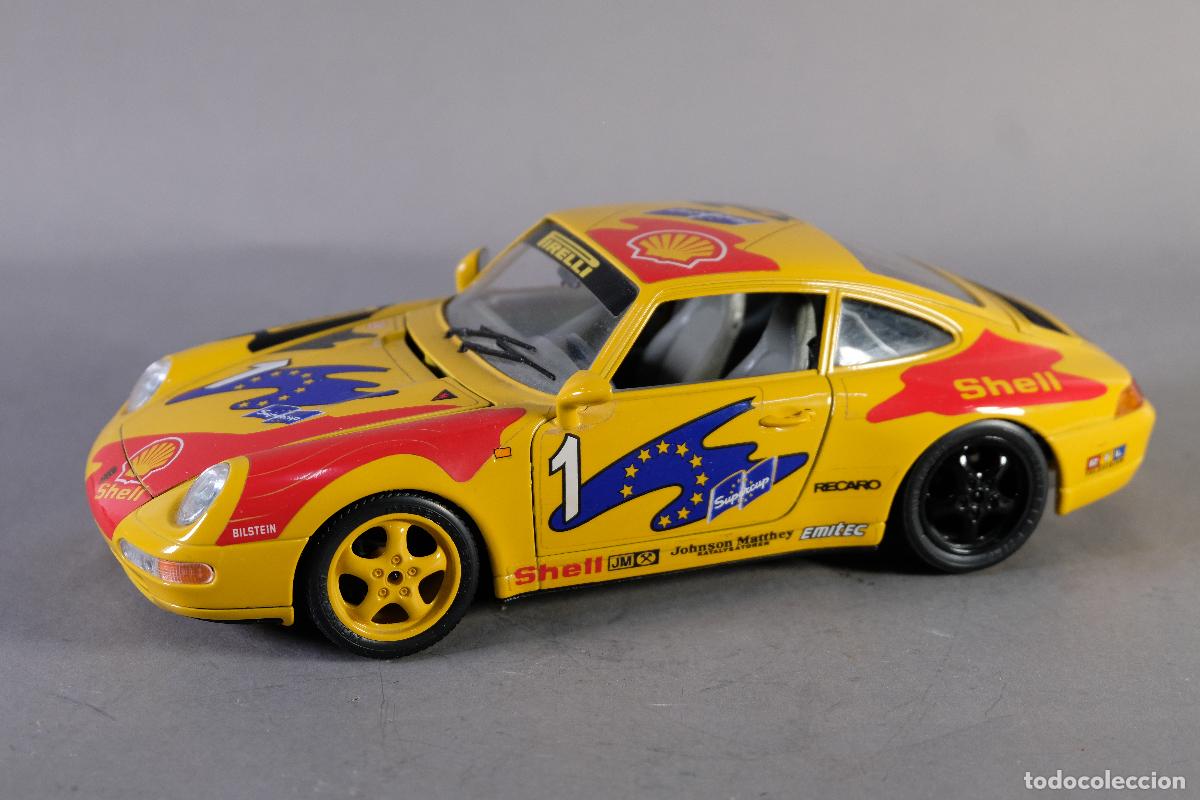 Coches a escala: Coche BURAGO Porsche Carrera 911 escala 1:18