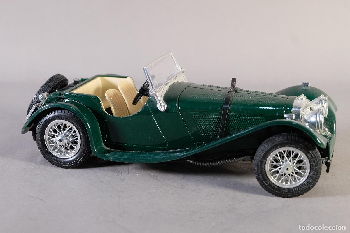 Coches a escala: Coche BURAGO Jaguar SS 100 1937 escala 1:18