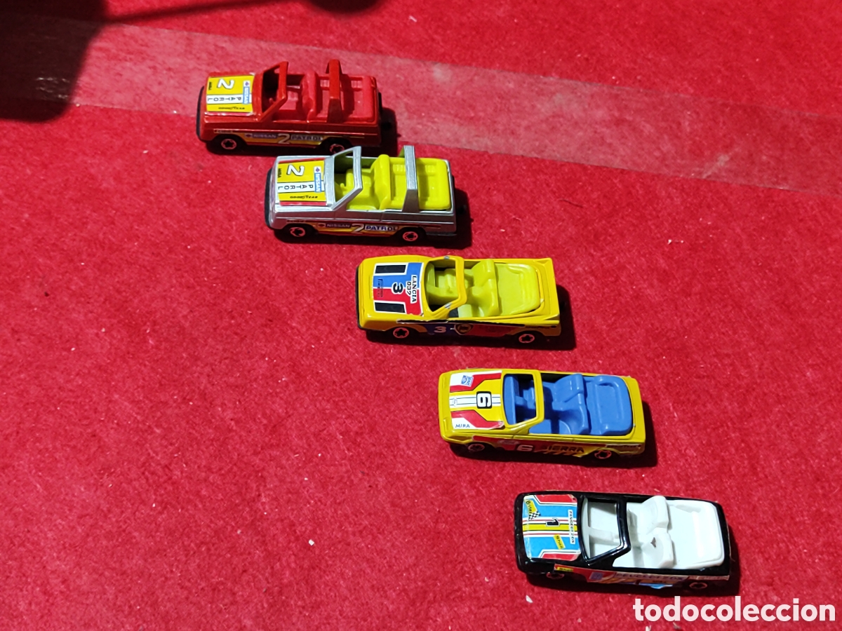 Coches a escala: Lote 5 coches MIRA PEUGEOT FORD SIERRA LANCIA NISSAN PATROL (2)