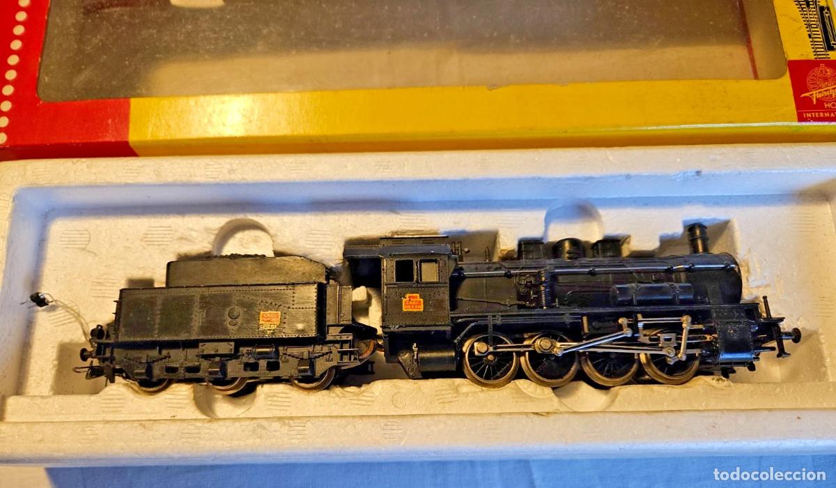 Coches a escala: LOCOMOTIVE A VAPEUR FLEISCHMANN HO INTERNATIONAL REF 1351 F MADE IN GERMANY
