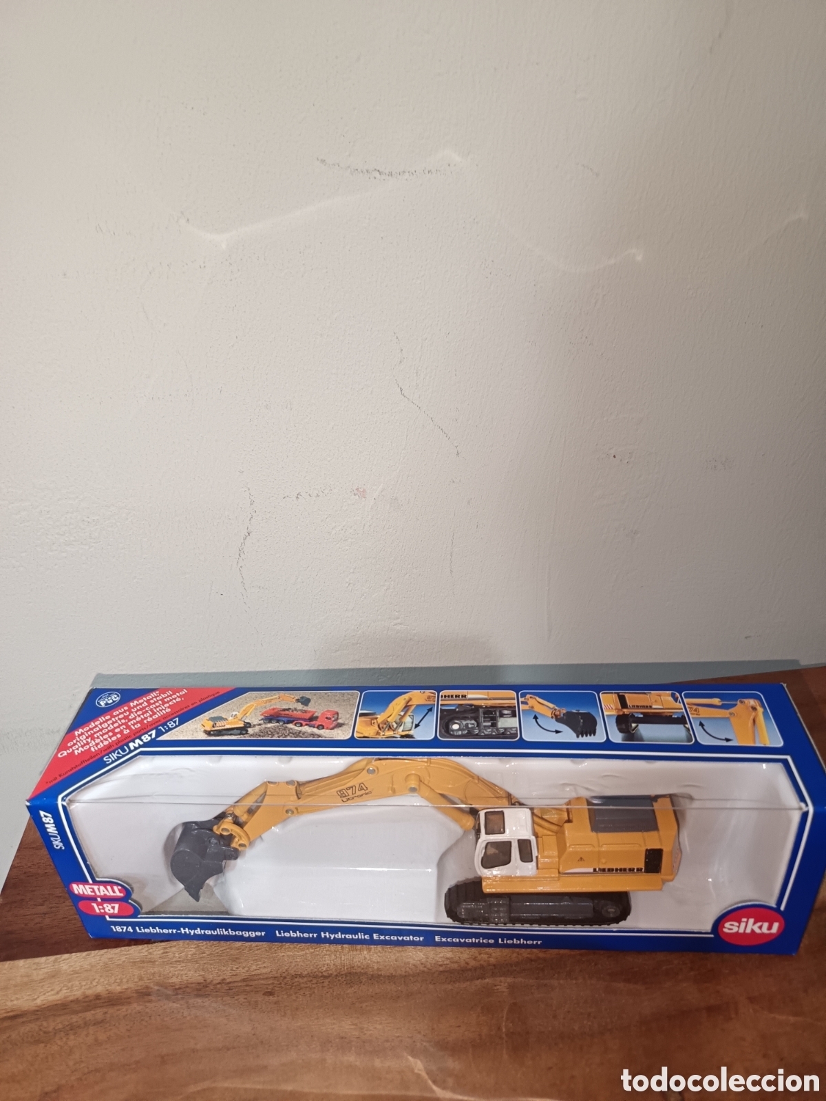 Coches a escala: Excavadora Liebherr escala 1:87 - Foto 4