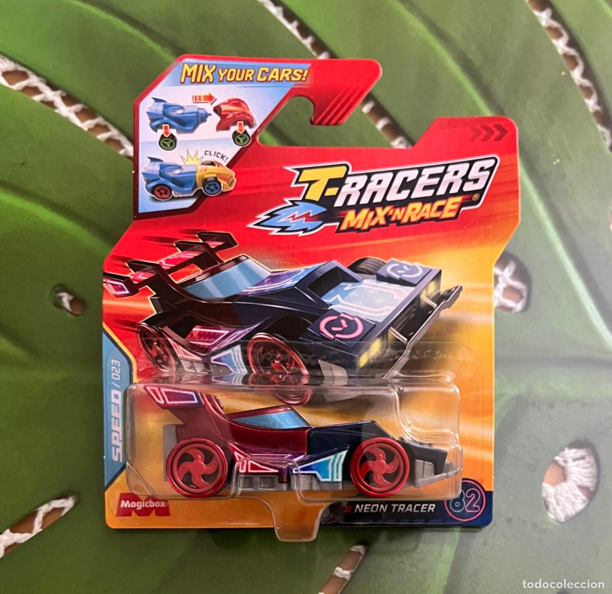 Coches a escala: Neon Tracer T-Racers Mix N Race Magicbox