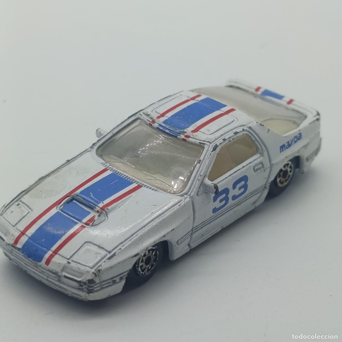 Coches a escala: Coche Maisto Mazda RX-7 - Escala 1/64 - Die-cast - Veh&iacute;culo de competici&oacute;n