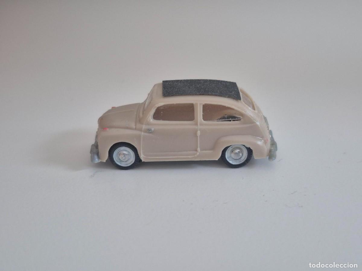 Coches a escala: TOYEKO ORIGINAL COCHE SEAT 600 AMARILLO 1/88 1:88 HO VINTAGE