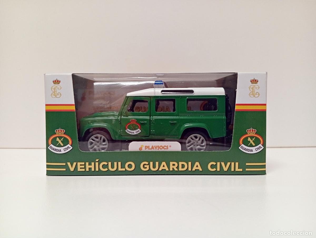 Coches a escala: VEH&Iacute;CULO GUARDIA CIVIL ESPA&Ntilde;A TIPO LAND ROVER PLAYJOCS POLIC&Iacute;A POLICE COCHE TODOTERRENO PGC GC TOY