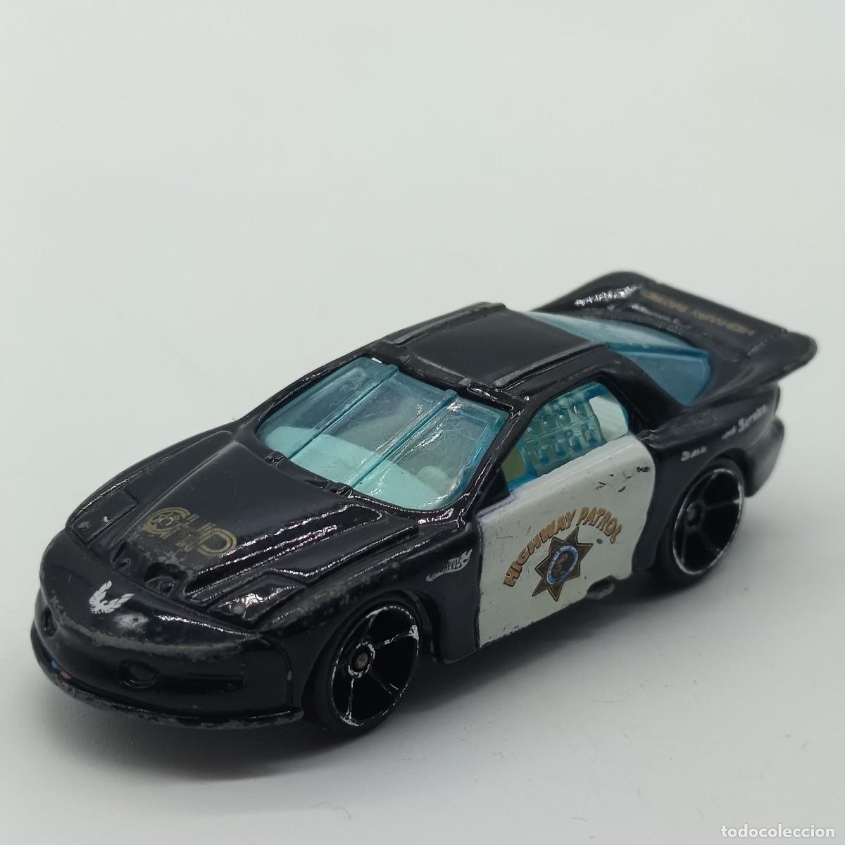Coches a escala: Coche Hot Wheels - Pontiac Firebird - Highway Patrol - Escala 1/64 - Made in Malaysia