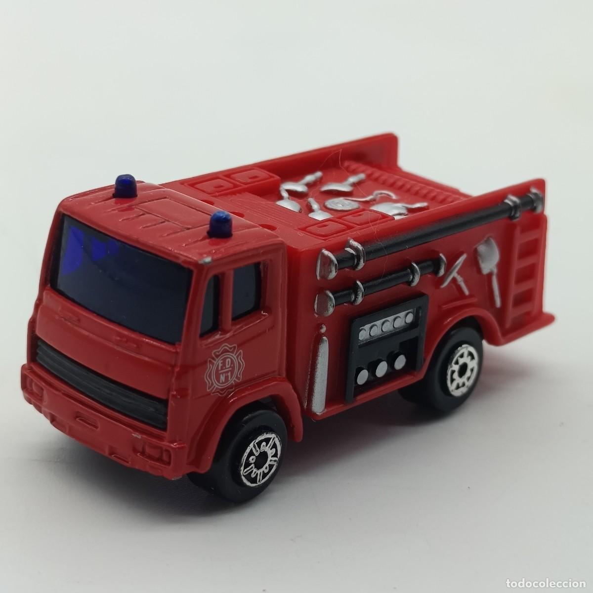 Coches a escala: Cami&oacute;n de bomberos Maisto - Fire Department - Escala 1/64 - Made in China