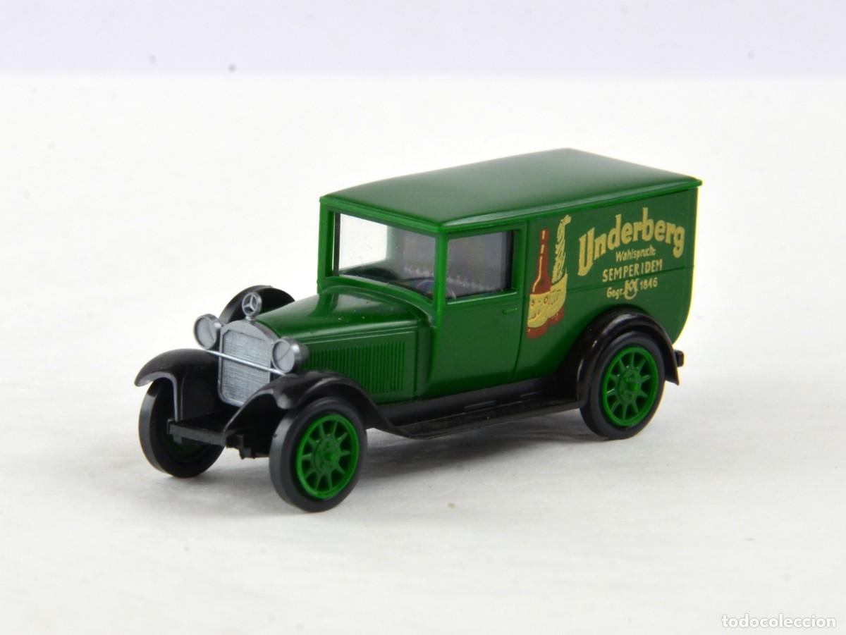 Coches a escala: Roskopf Escala 1:87 H0 253 Furgoneta Mercedes Benz L1000 Underberg
