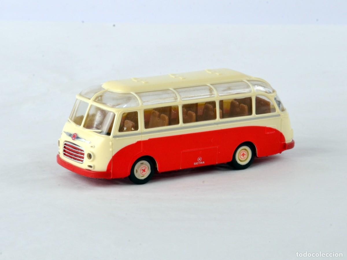 Coches a escala: Brekina 1:87 H0 Autocar K&auml;ssbohrer-Setra S6 Impecable con Caja