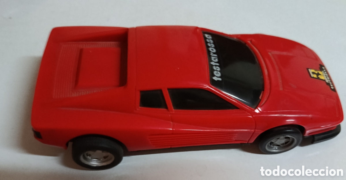 Coches a escala: Coche de juguete de plastico Ferrari Testarrosa, sin usar