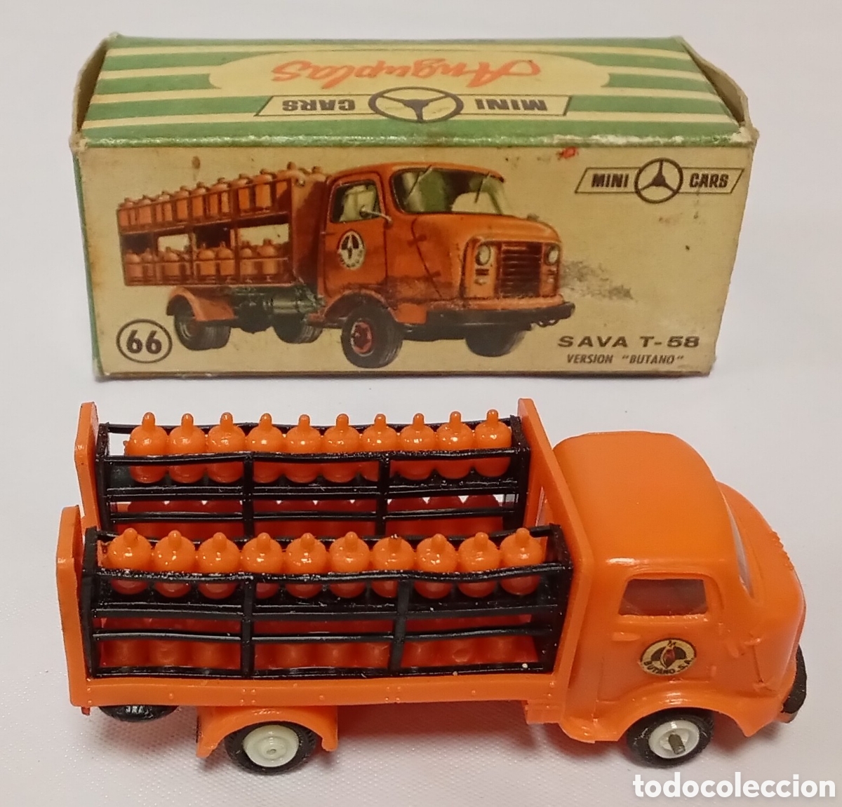 Coches a escala: Sava T 58 n&deg;66 pl&aacute;stico esc 1/86 H0 Anguplas Mini cars