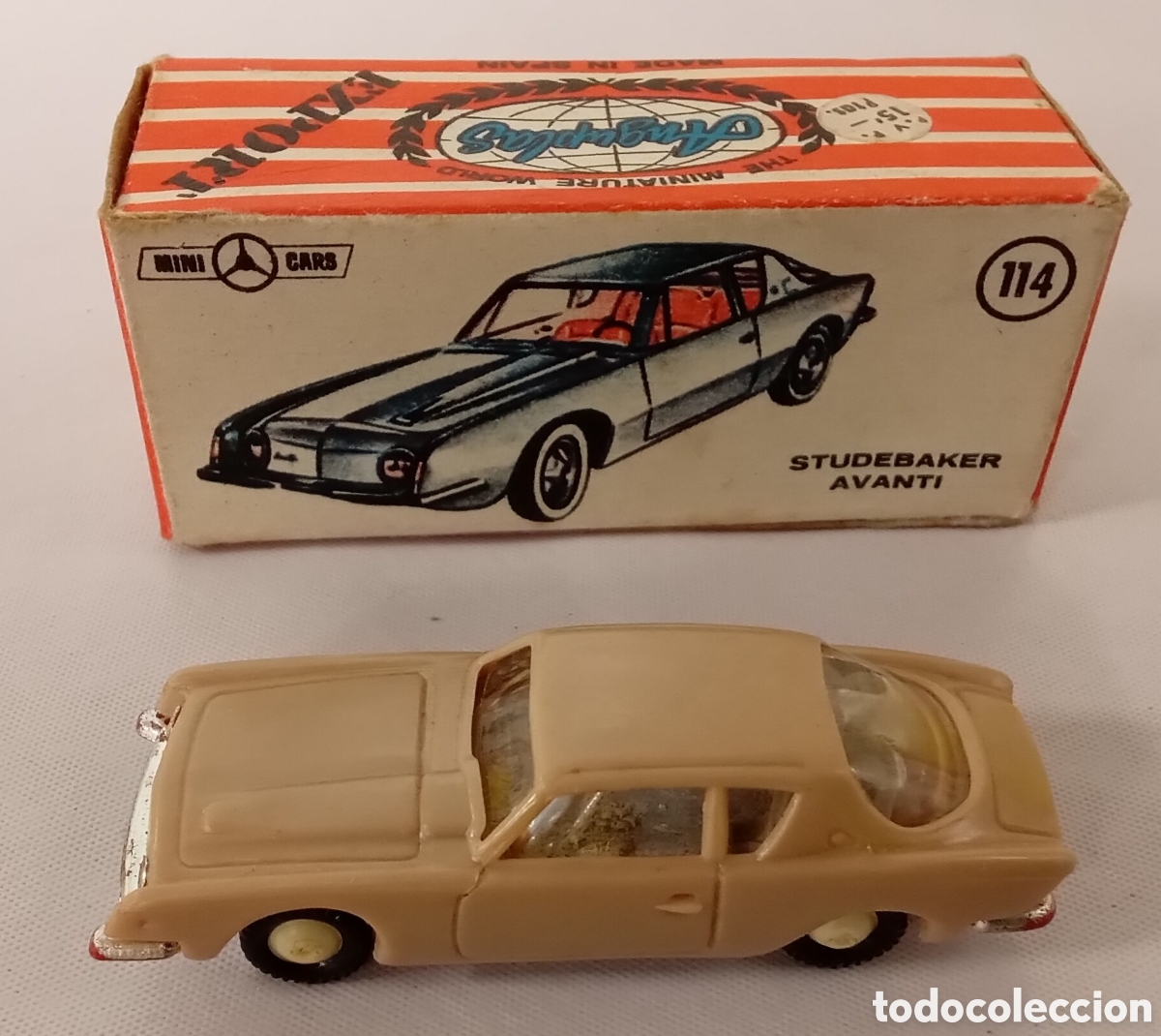 Coches a escala: Studebaker Avanti n&deg;114 pl&aacute;stico esc 1/86 H0 Anguplas Mini cars