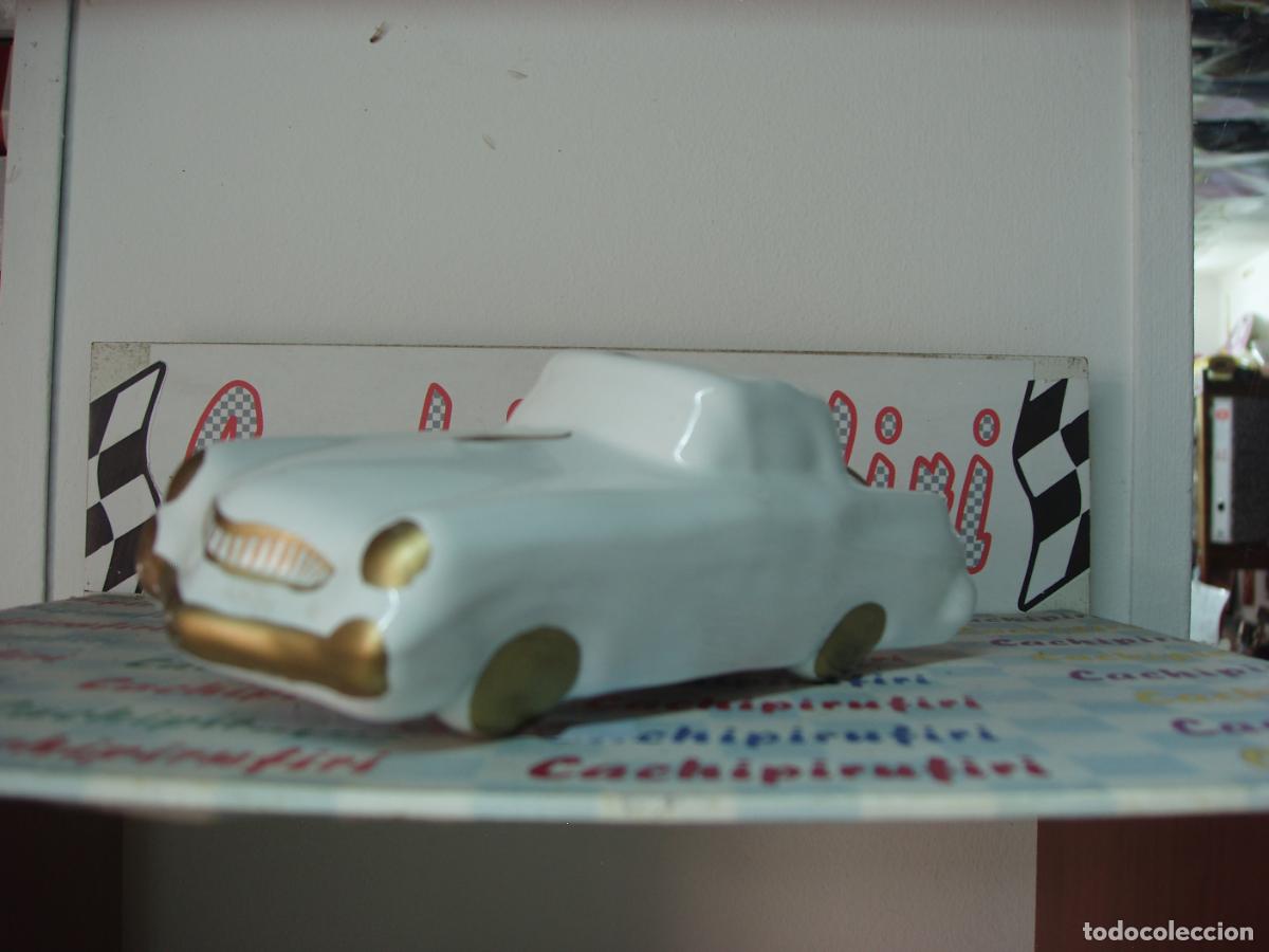 Coches a escala: COCHE CLASICO DEPORTIVO DE CERAMICA MIDE 19 X 7 CM. BONITO,RARO