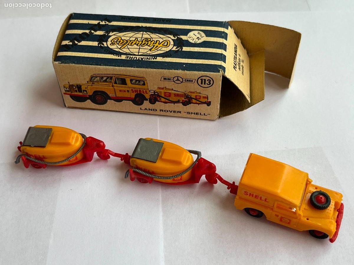 Coches a escala: ANGUPLAS MINI CARS - N&ordm; 113 LAND ROVER SHELL