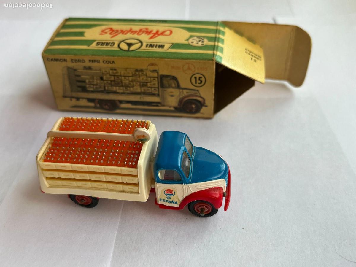 Coches a escala: ANGUPLAS MINI CARS - N&ordm; 13 CAMI&Oacute;N EBRO PEPSI-COLA