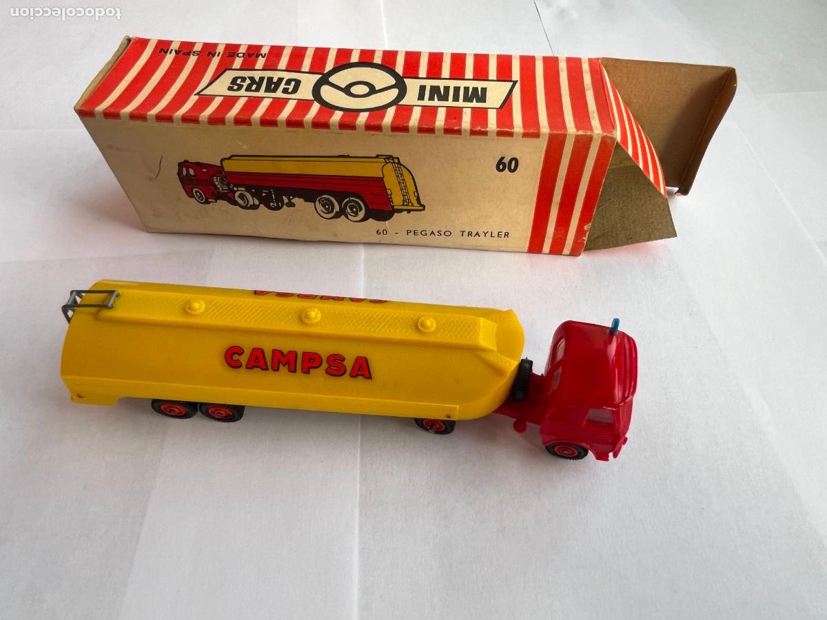 Coches a escala: ANGUPLAS MINI CARS - N&ordm; 60 PEGASO TRAILER CAMPSA