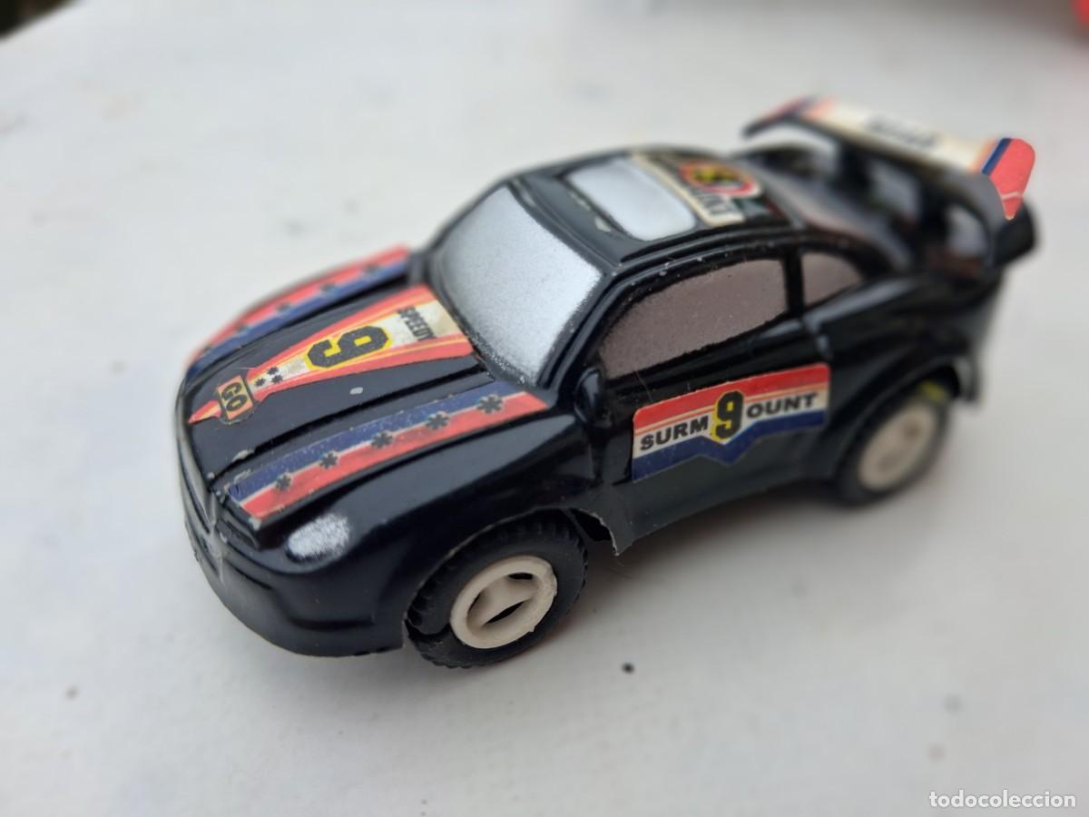 Coches a escala: Flamante Autom&oacute;vil deportivo Rally n&ordm; 9 - 8 por 4 cms