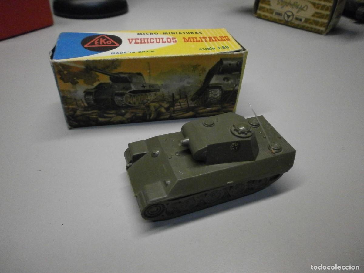 Coches a escala: micro miniaturas eko 1:88 vehiculos militares con caja panther alemania