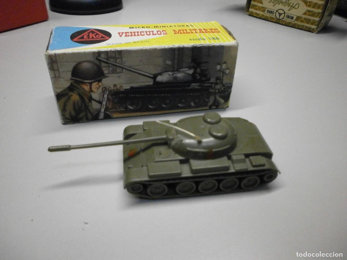 Coches a escala: micro miniaturas eko 1:88 vehiculos militares con caja t.54 rusia