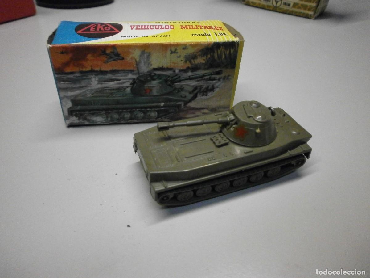 Coches a escala: micro miniaturas eko 1:88 vehiculos militares con caja pt 76 anfibio union sovietica