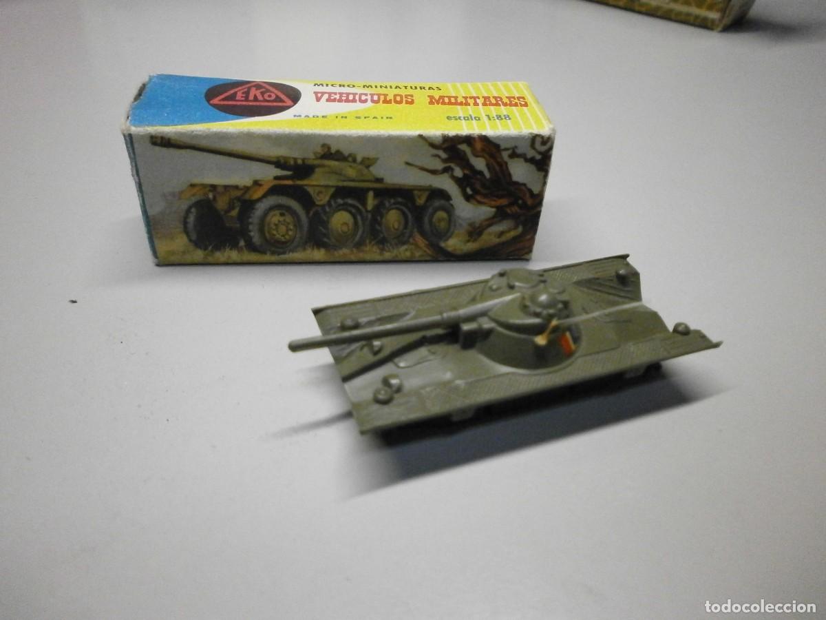 Coches a escala: micro miniaturas eko 1:88 vehiculos militares con caja amx 13 francia