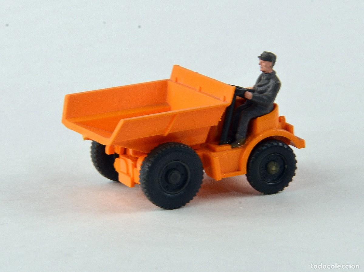 Coches a escala: Wiking Escala H0 1:87 Dumper Volquete con Figura