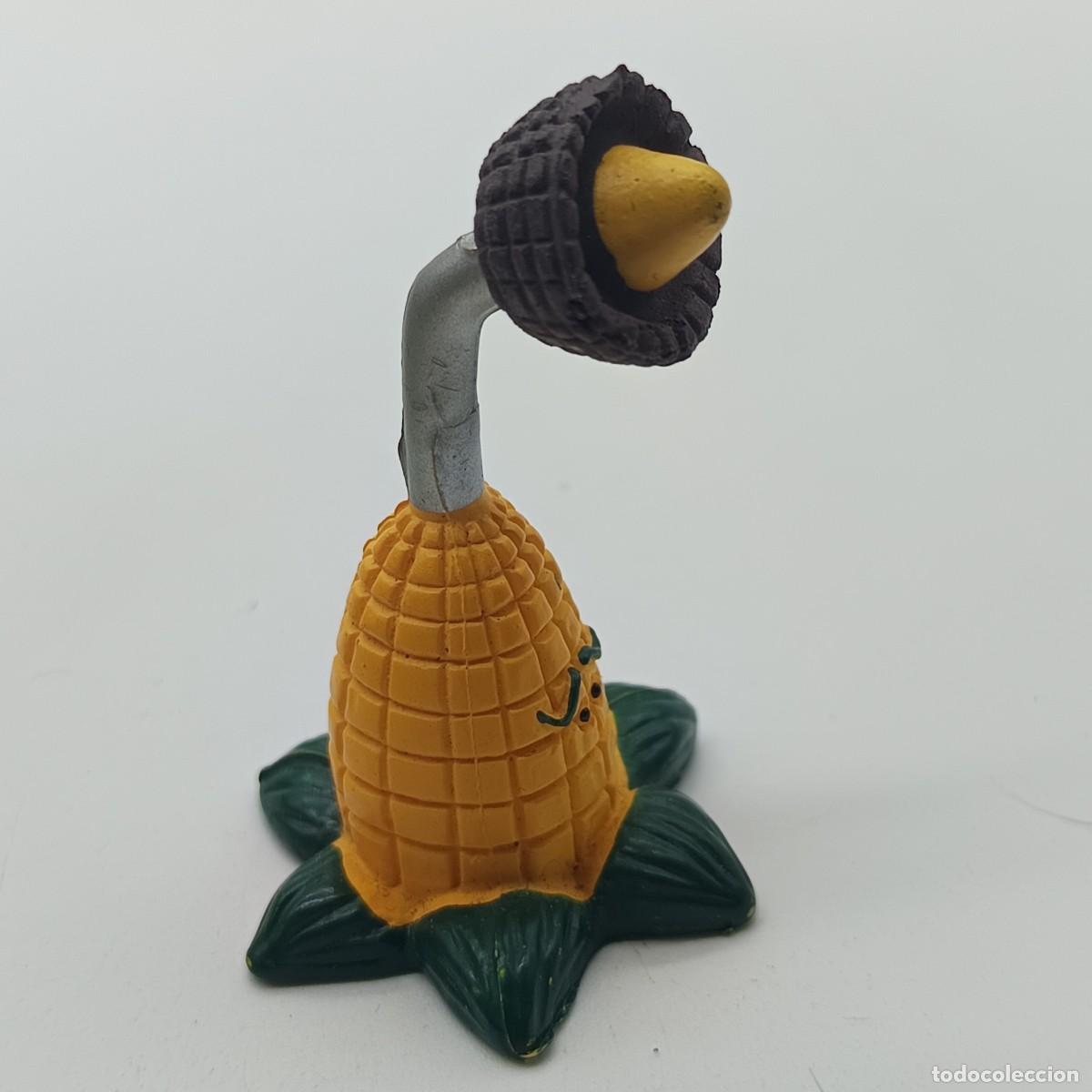 Coches a escala: Figura mazorca de ma&iacute;z Planta de Plants vs. Zombies, pl&aacute;stico amarillo y verde