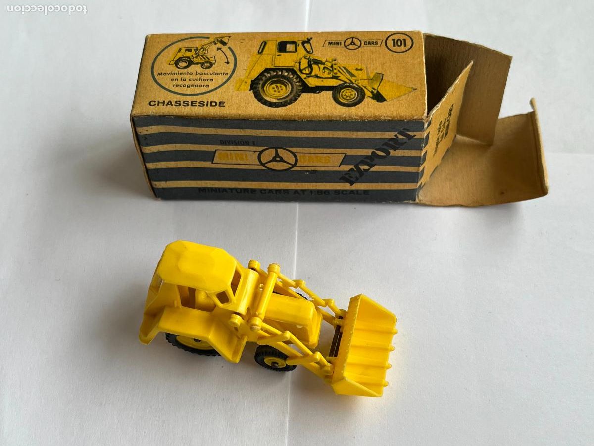 Coches a escala: ANGUPLAS MINI CARS - N&ordm; 101 EXCAVADORA CHASSESIDE