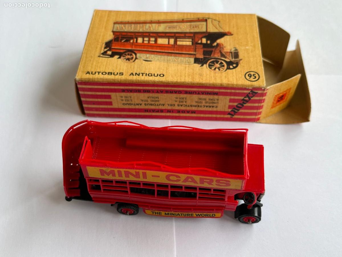 Coches a escala: ANGUPLAS MINI CARS - N&ordm; 95 AUTOBUS ANTIGUO
