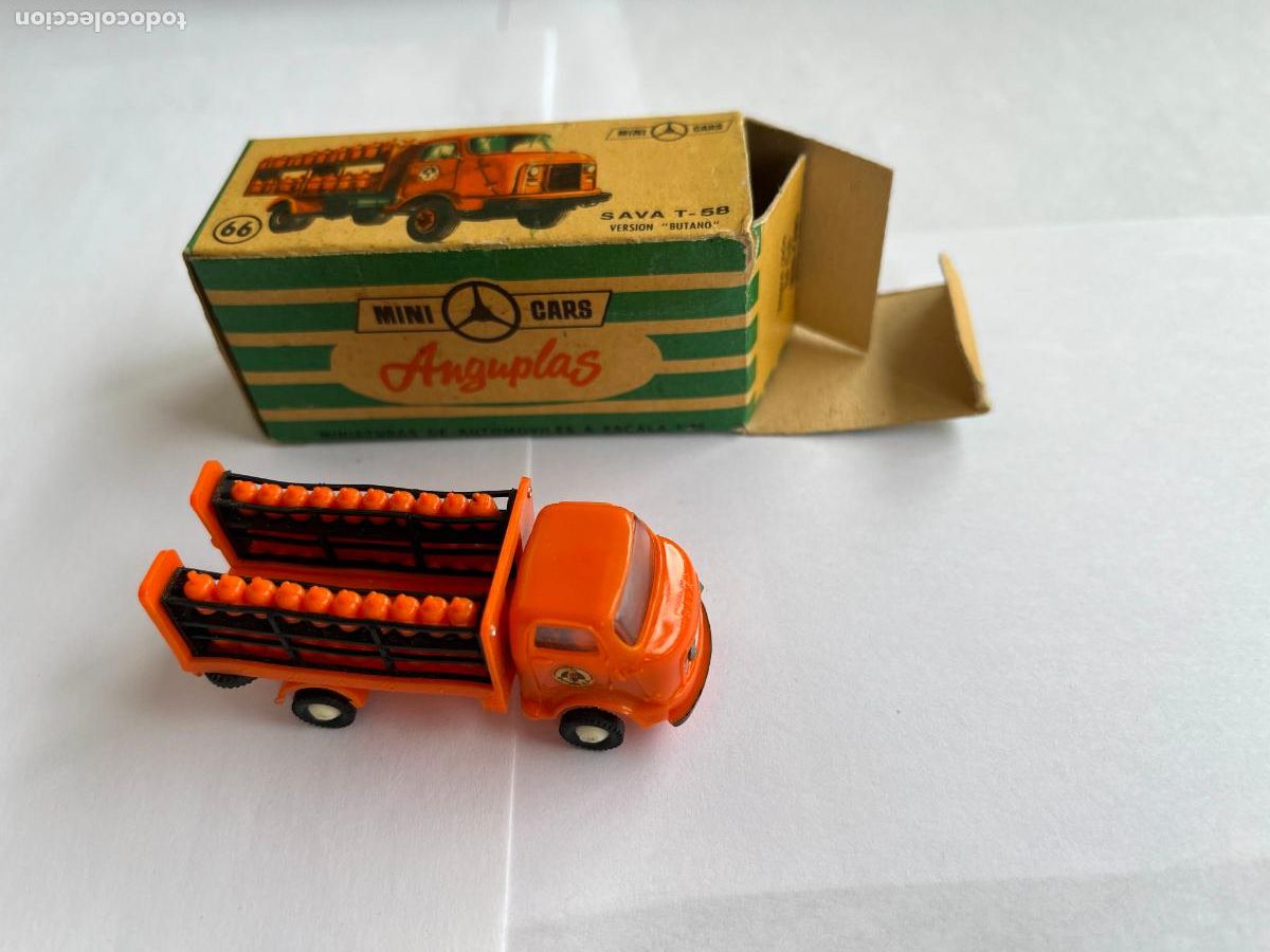 Coches a escala: ANGUPLAS MINI CARS - N&ordm; 66 CAMI&Oacute;N SAVA T-58 BUTANO