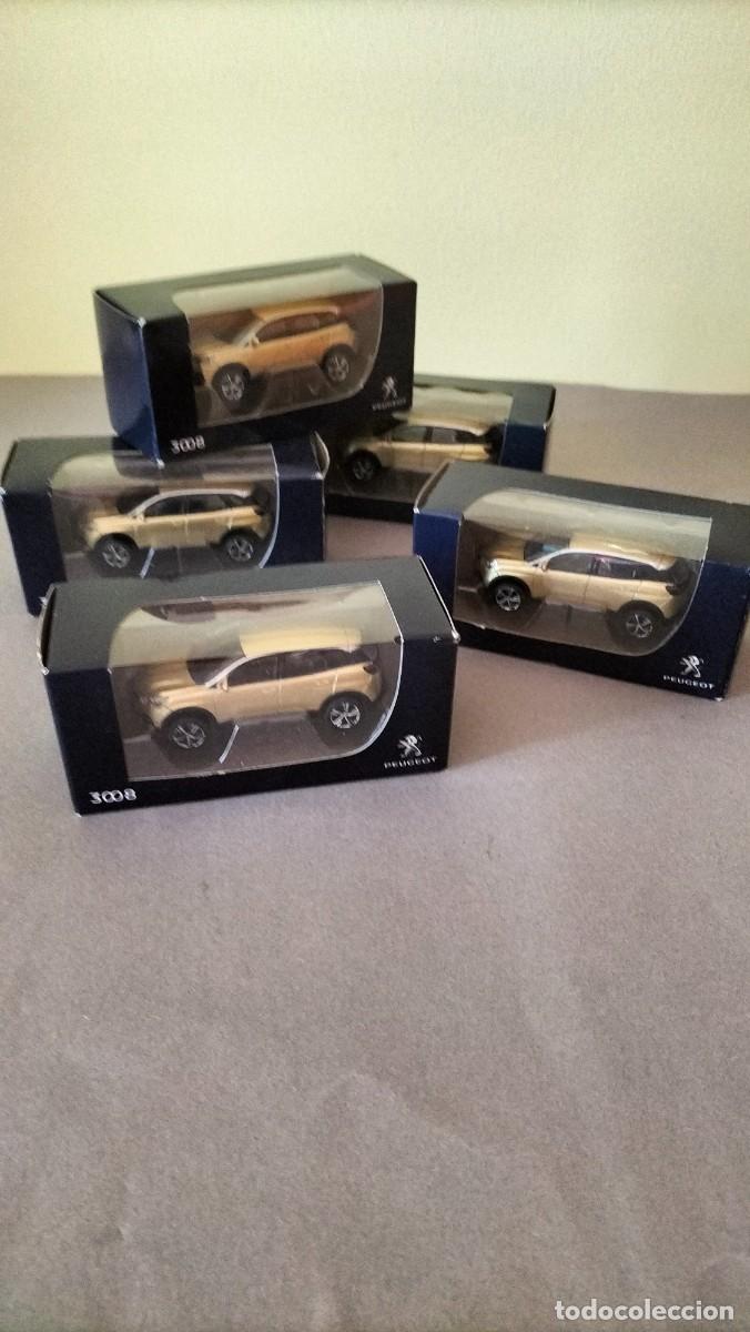 Coches a escala: 5 Coches nuevos de la empresa NOREV SAS Francia - PEUGEOT 3008 del 2016 - Envio incluido.