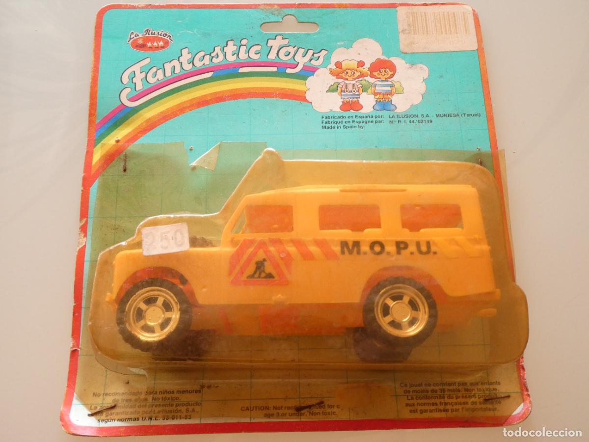 Coches a escala: JUGUETE JEEP LAND ROVER SANTANA DEL MOPU MINISTERIO OBRAS P&Uacute;BLICAS. LA ILUSI&Oacute;N. 15CM. 150GR