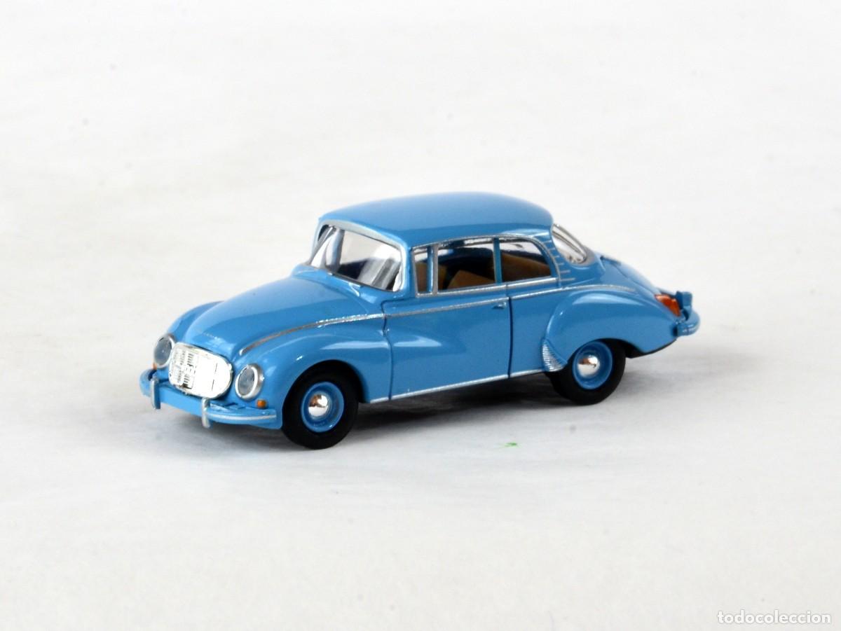 Coches a escala: Brekina TD Escala 1:87 H0 Auto Union DKW 1000 Azul Impecable con Caja