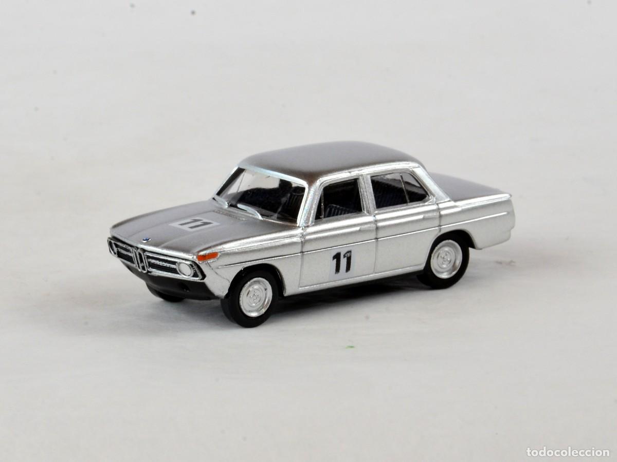 Coches a escala: Brekina Escala 1:87 H0 BMW 1800Ti de Carrera Plata Impecable con Caja