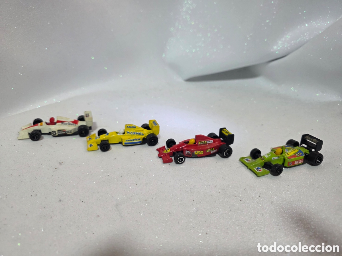 Coches a escala: Lote 4 formula 1 guisval en perfecto estado
