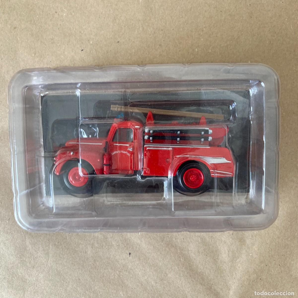 Coches a escala: CAMI&Oacute;N BOMBEROS COLECCI&Oacute;N DELPRADO, 1974 CCI CITRO&Euml;N T46 GUINARD FRANCIA, ESCALA 1:50