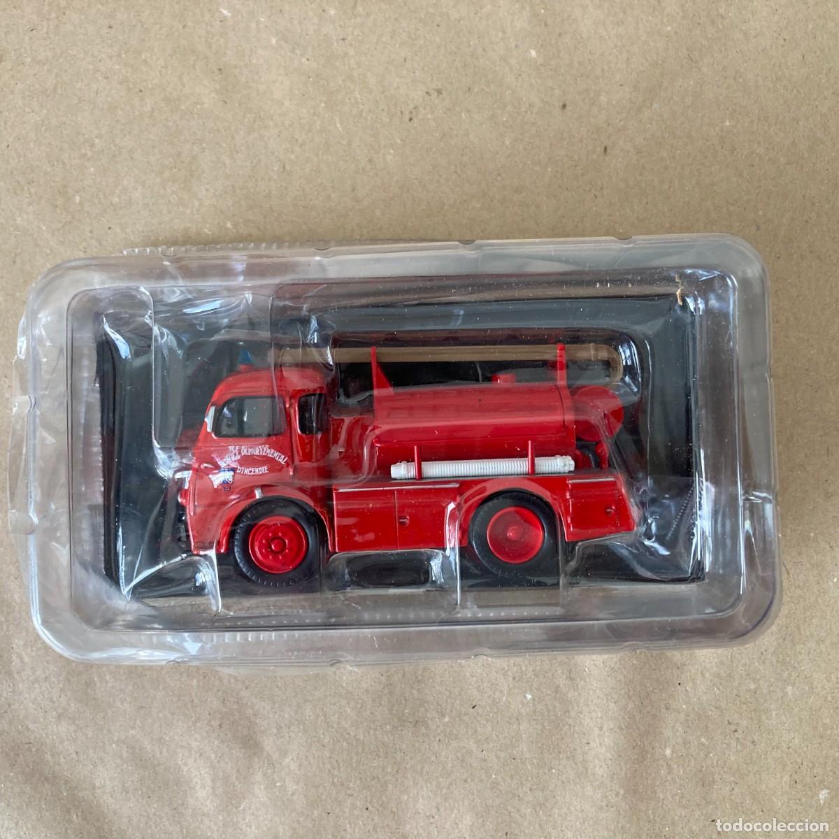 Coches a escala: CAMI&Oacute;N BOMBEROS COLECCI&Oacute;N DELPRADO, 1955 CAMION CITERNE GLA 19A BERLIET FRANCIA ESCALA 1:50