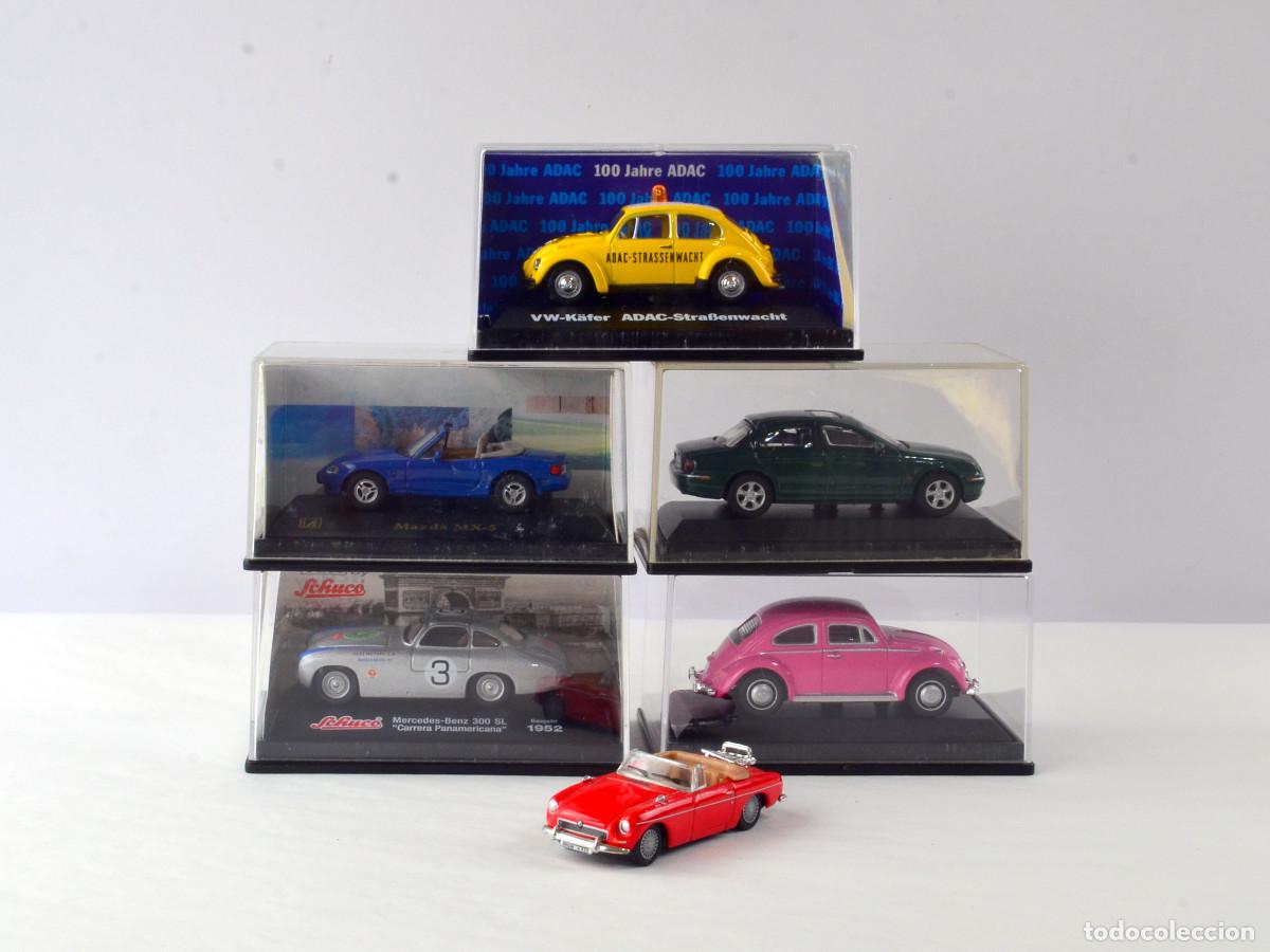 Coches a escala: Lote de 6 Coches Schuco / Hongwell / Cararama Escala 1:72 con Cajas