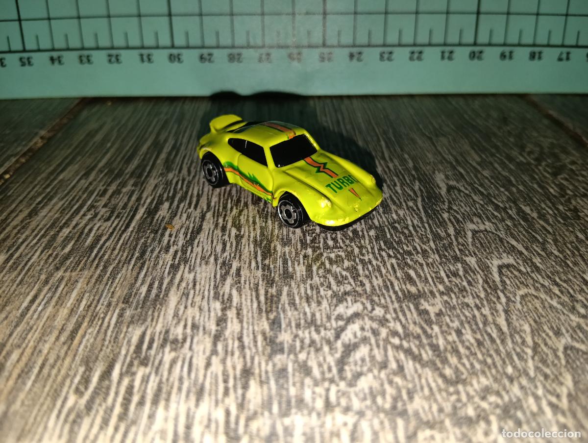 Coches a escala: Coche Micro Hot Wheels Mattel Porsche emergency services Turbo Color Changer Micromachin Machin