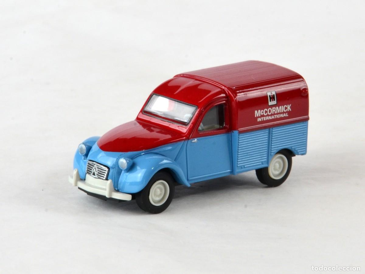 Coches a escala: Brekina Escala 1:87 H0 Citro&euml;n 2CV Furgoneta McCormick Impecable con Caja