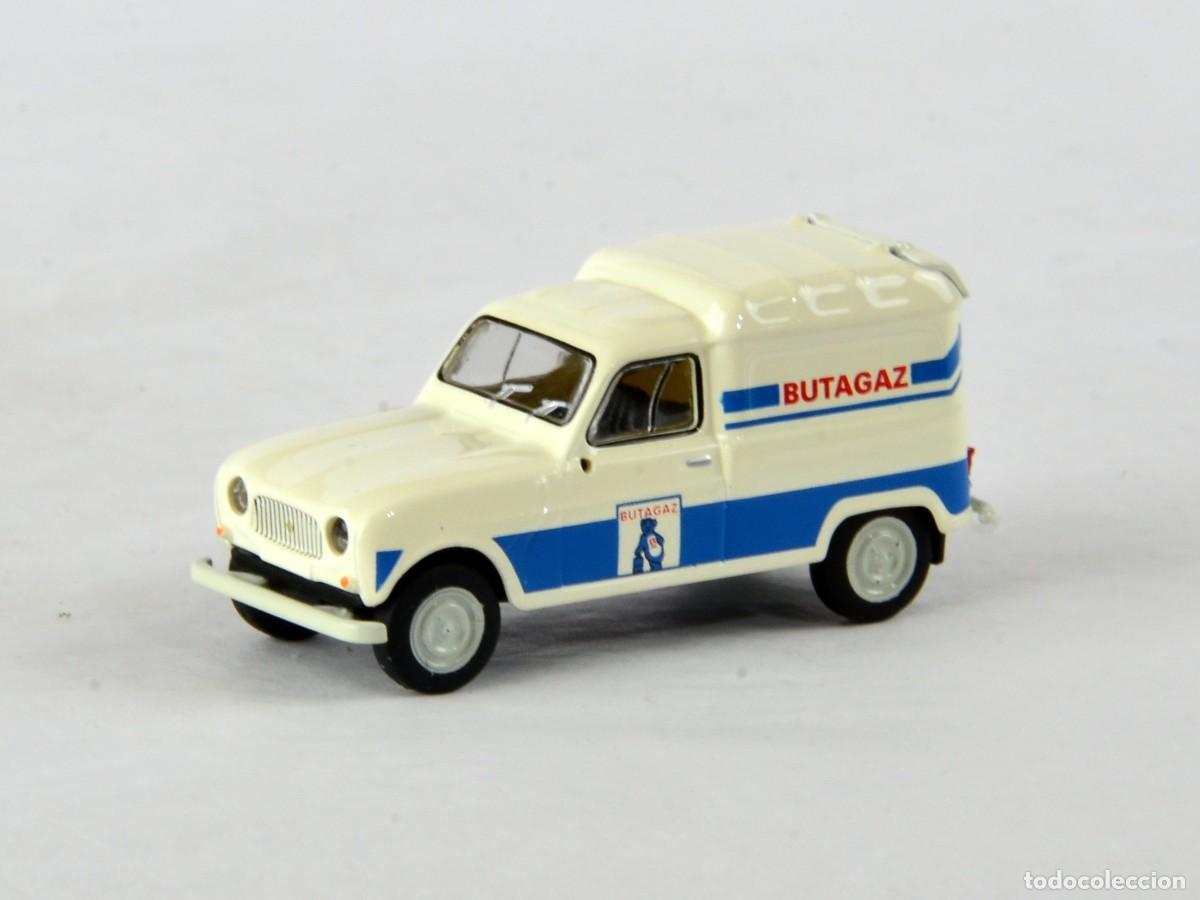 Coches a escala: Brekina Escala 1:87 H0 Renault R4 Fourgonette Butagaz Impecable con Caja