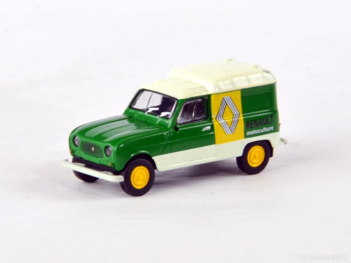 Coches a escala: Brekina Escala 1:87 H0 Renault R4 Renault Motocoulture Impecable con Caja