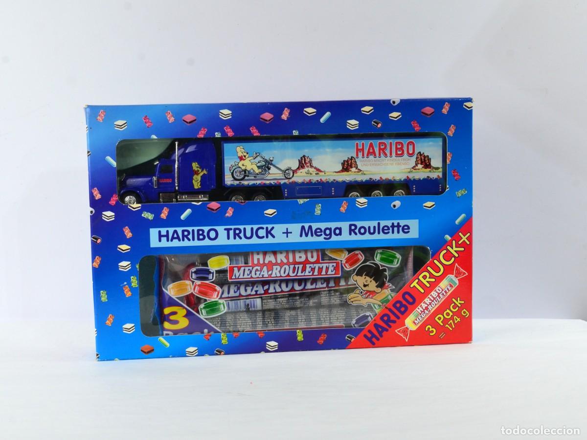 Coches a escala: Grell Escala 1:87 H0 Cami&oacute;n Promocional Haribo Impecable con Caja