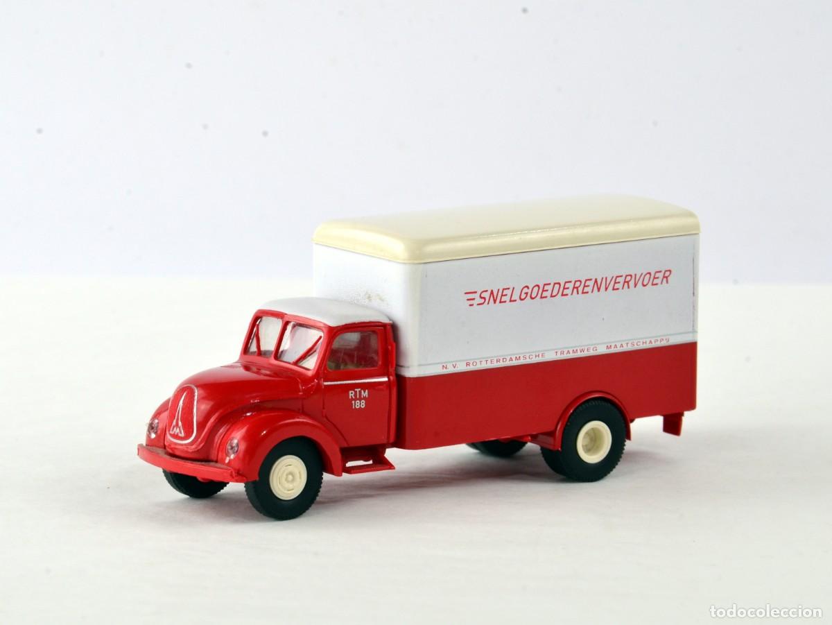 Coches a escala: Brekina Escala 1:87 H0 Cami&oacute;n Magirus Mercur Snelgoederenvervoer