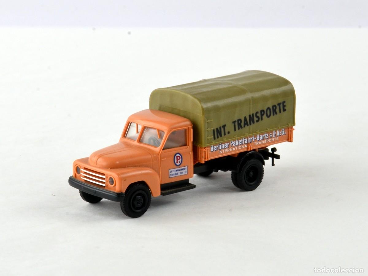 Coches a escala: Brekina Escala 1:87 H0 Hanomag L28 Int. Transporte