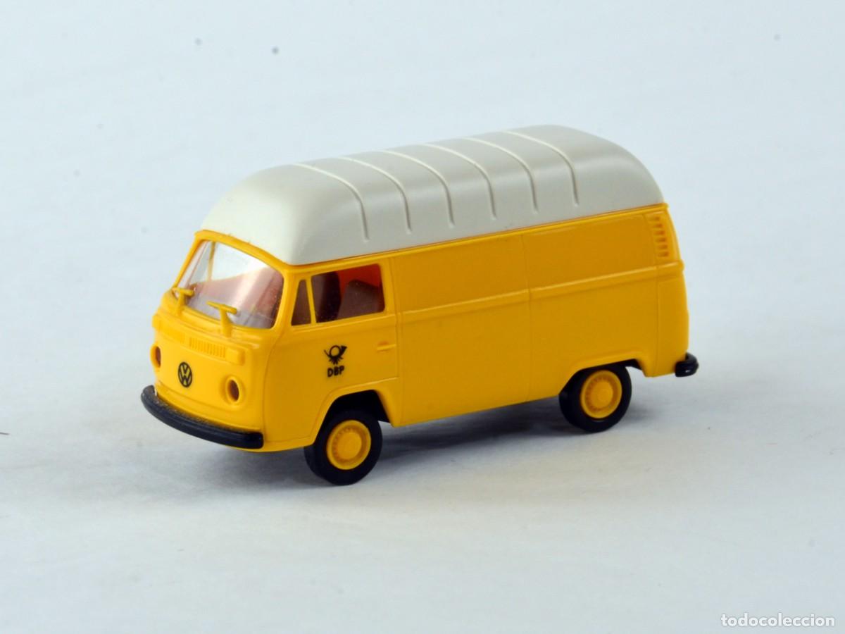 Coches a escala: Brekina Escala 1:87 H0 Volkswagen T2 Deutsche Bundespost Techo Alto